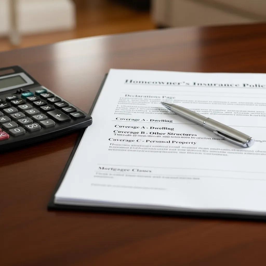 Insurance documents and policy details